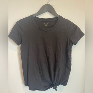 Madewell black knot tee